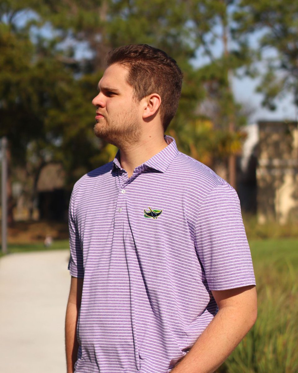 TheBayRepublic's tweet image. Upgrade your style in the new johnnie-O Purple Striped Alt Clipper Polo! Now available at The Bay Republic!

#FlashbackFriday #raysbaseball #JohnnieO #thebayrepublic