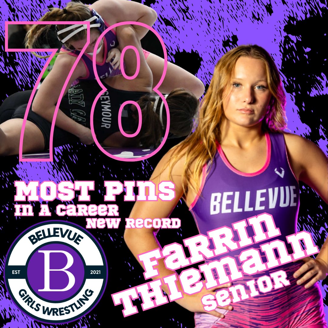 Bellevue Girls Wrestling tweet media