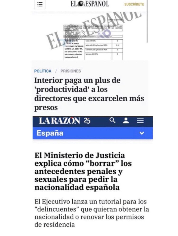 sueciasski's tweet photo. Víctor Torres Ministro involucrado en la corrupción del caso #mascarillas AFIRMA:
“#Marlaska es el MÁXIMO PROTECTOR de las mujeres #violadas y #maltratadas en España 🇪🇸”
MANDA COJONES: #Marlaska es el MÁXIMO PROTECTOR de #violadores #narcotraficantes #asesinos y delincuentes https://t.co/UZsG50oBqK