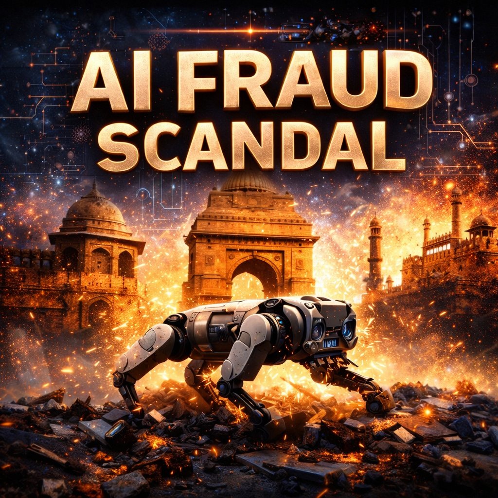 DrLancaster's tweet image. In academic fraud and #techethics news that's gone viral across India and beyond, a university just got expelled from the country's flagship AI summit for claiming a $2,800 Chinese robot dog as their own innovation. The story has parallels with student #contractcheating, but on