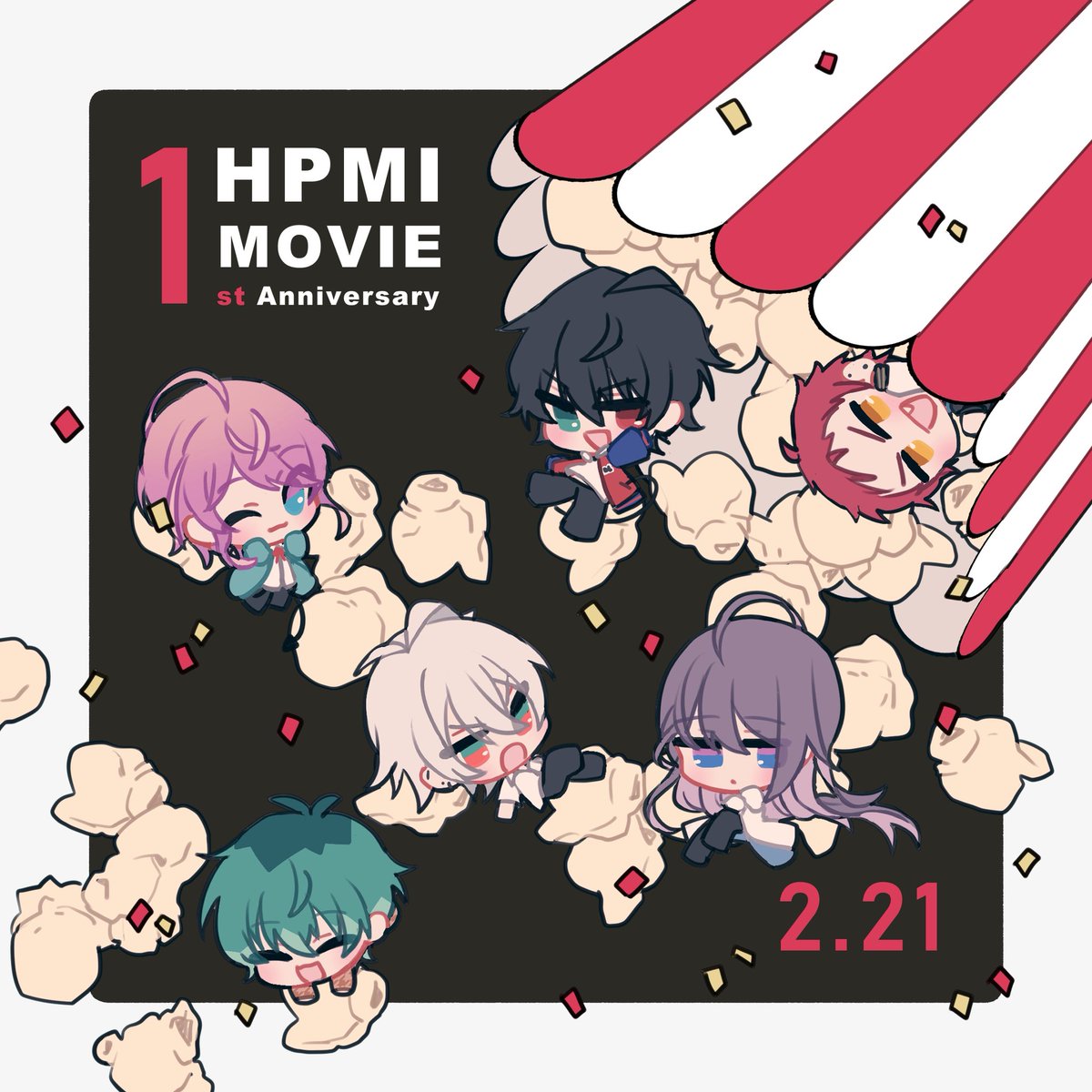 ㊗️ヒプムビ1周年
