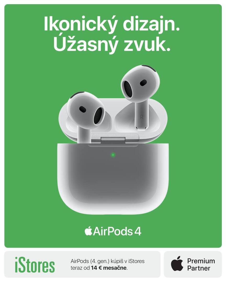 #AirPods4 – s izoláciou hlasu a prispôsobeným priestorovým zvukom ťa čaká úplne vyladený zážitok z počúvania. A vďaka vynovenému dizajnu sa nosia pohodlne celý deň. #AirPods4gen kúpiš v #iStores už od 149 € alebo na splátky len za 14 € mesačne.

🛒 … instagr.am/p/DU--XQTDAX8/