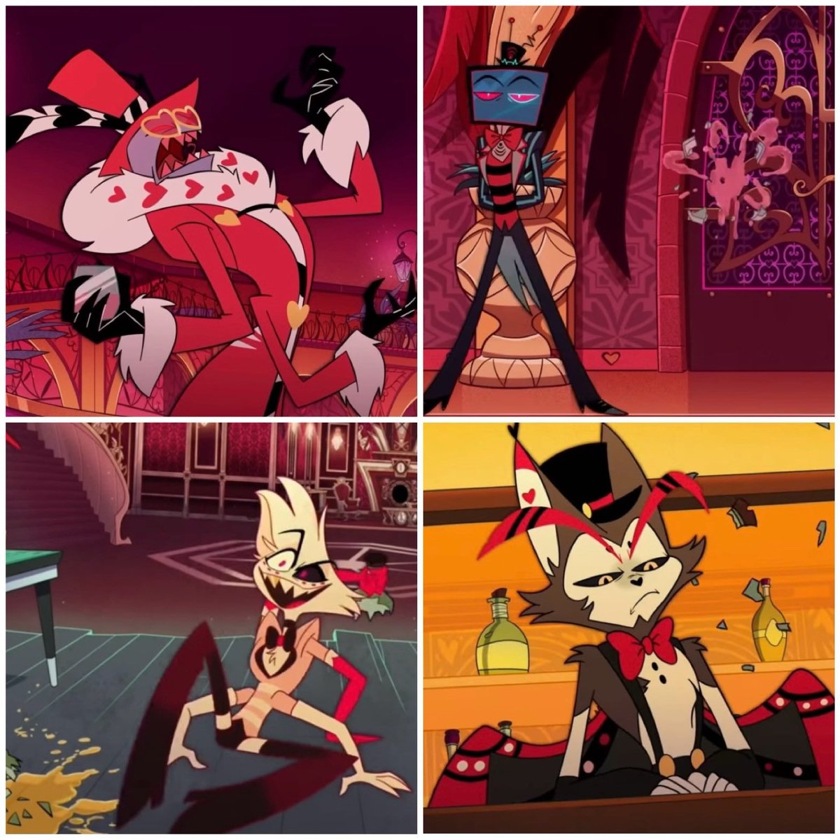 Signs that point to Valentino being a victim of either SA or the Sex Industry in some way: 

- Valentino's movements and emotional outbursts largely mirror Angel Dust's. He also will sexualize and paint himself as desirable and anyone as lucky to touch or have him.