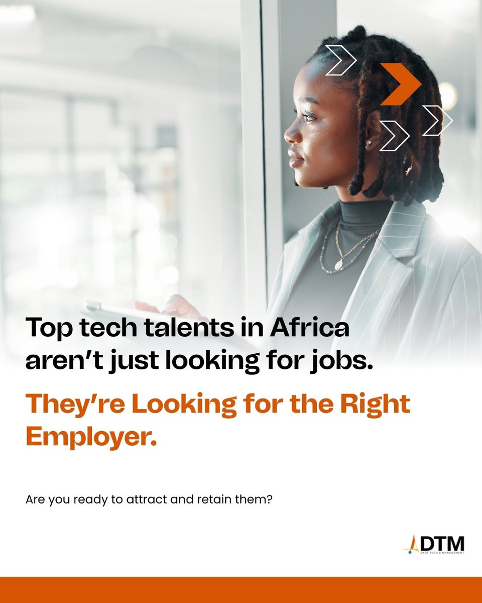Adtm_Tech's tweet photo. lAfrican tech talent is smart, ambitious, and mobile. The question is: are you creating an environment they won’t leave? 
#ADTMTech #TalentStrategy #TechHiring #FutureOfWork #EmployeeExperience #Leadership https://t.co/wWNjx57VJS