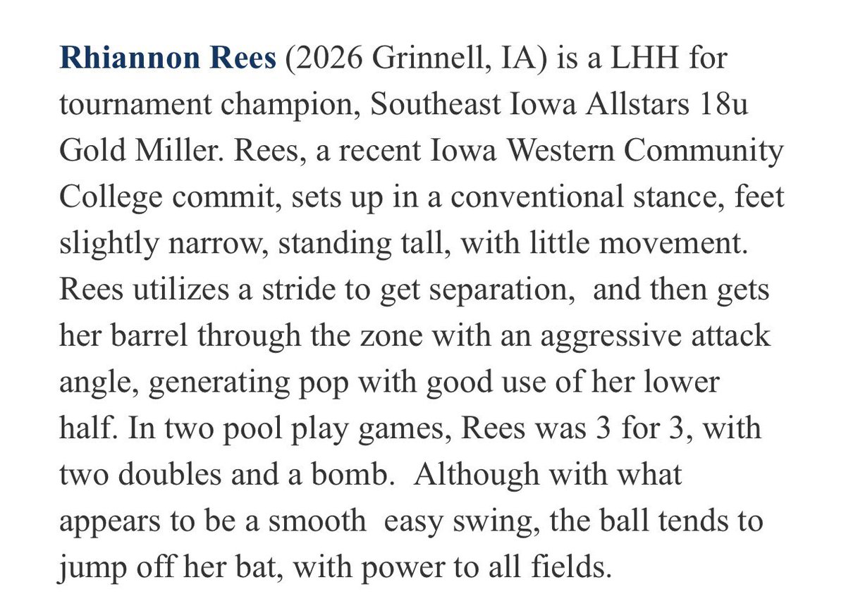 Rhiannon Rees 2026 tweet media