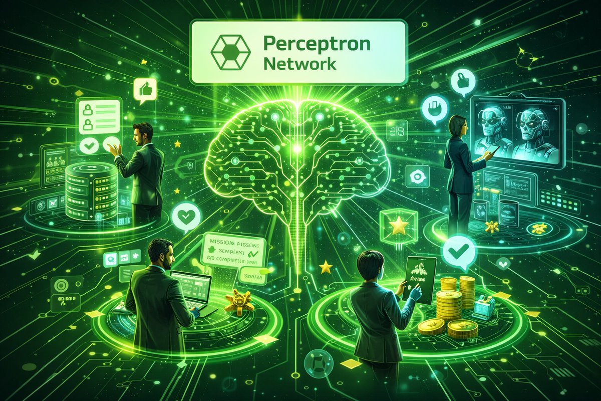 AI keeps getting smarter.
The data feeding it not so much.

That's the tension <a href="/PerceptronNTWK/">Perceptron Network</a> is addressing in a surprisingly human way.

Instead of hoarding datasets behind corporate walls, Perceptron turns contribution into participation.
Bandwidth becomes signal.
Feedback