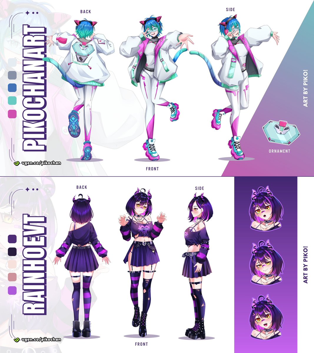 🌟LOOKING FOR VTUBERS🌟 
backk with PIKOO, hosting Character Sheet art raffle ♡

Prize : 1 winner will get 3 View Character Sheet!!
 
୨୧ Follow + RT (↻ + ♡)
୨୧ drop your oc!!

ends: february 22nd 💙
#artraffle #artgiveaway #raffle