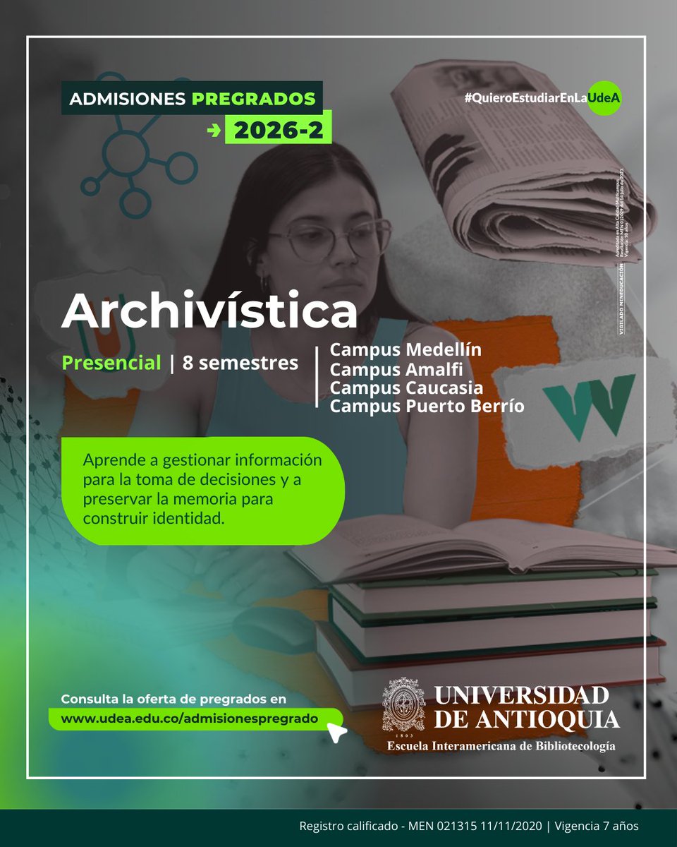 Escuela Interamericana de Bibliotecología UdeA tweet media