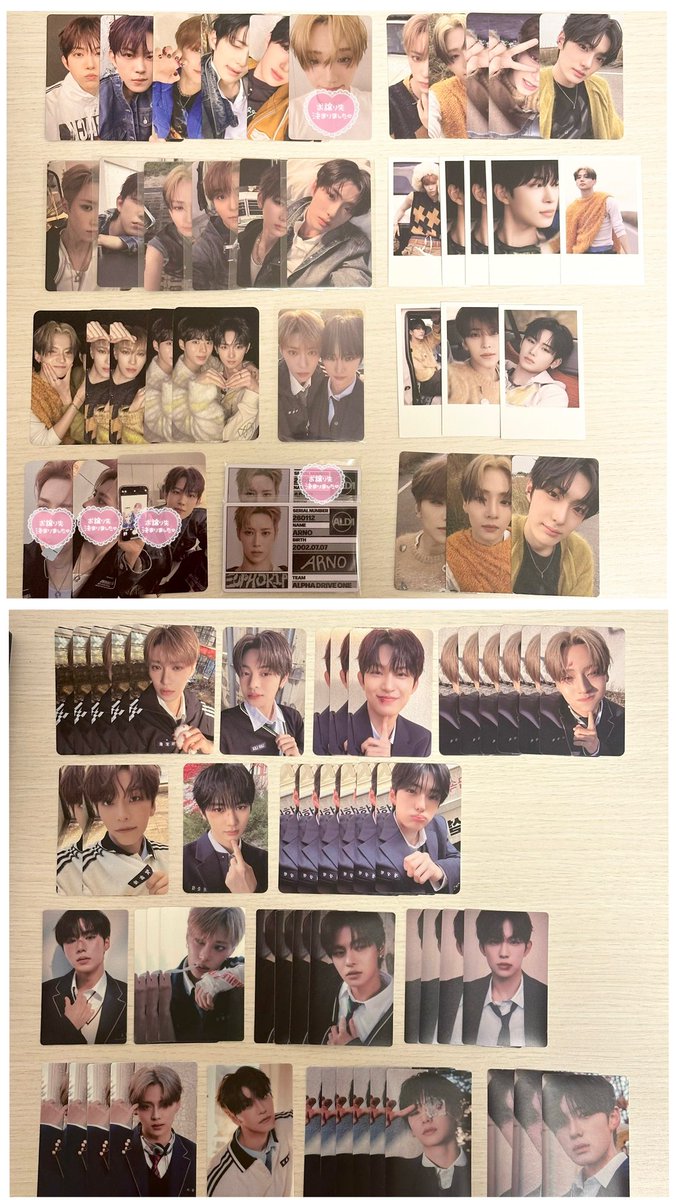 k03cham_'s tweet photo. ALD1 封入 特典 トレカ 交換

譲：画像1枚目
求：画像2枚目, その他リオジュンソ

比率違いn：1考慮します。
郵送での交換希望です📮 
同種求めていないものもありますが、
何でも検討させていただきますので、
お気軽にお声掛けください🙂‍↕️✨ https://t.co/kquhzUME0b