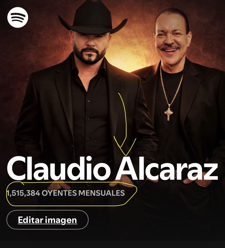 Solo toca agradecer, más de un millón y medio de oyentes mensuales en <a href="/Spotify/">Spotify</a>.
¡Gracias! 🙏🏻