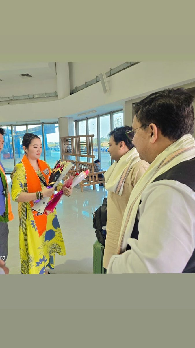 An honour to welcome Shri Hemant Goswami National Toli Member (Operations &amp; Data), Pt. Deendayal Upadhyaya Prashikshan Mahabhiyan–2026, and Shri Animesh Biswas, NEC Member, BJYM, on their arrival in Nagaland, along with our State General Secretary <a href="/sunepcjamir/">Sunep C Jamir</a>
Their visit to the