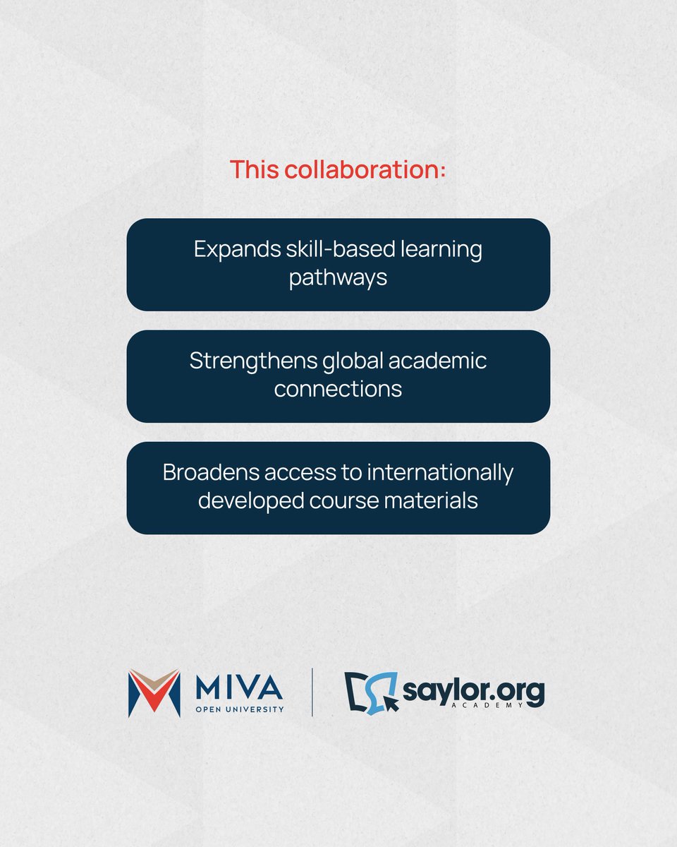 Miva Open University tweet media