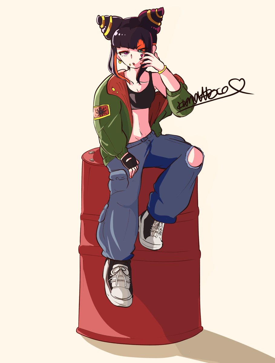 ストリートファッションのジュリちゃん🕷️