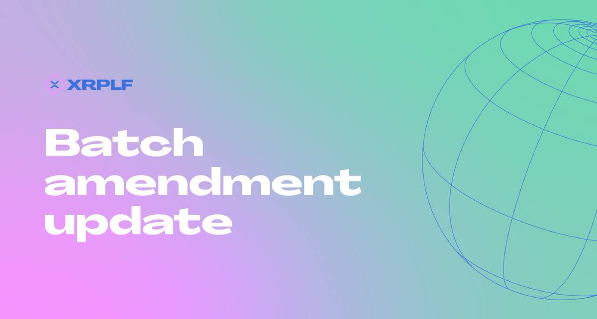 We received a report through our Bug Bounty program for the Batch amendment.

The XRP Ledger is not affected and is safe.

Validators are advised to veto Batch while we review the report submitted by the community.

Thanks to everyone for collaborating on this effort.

More