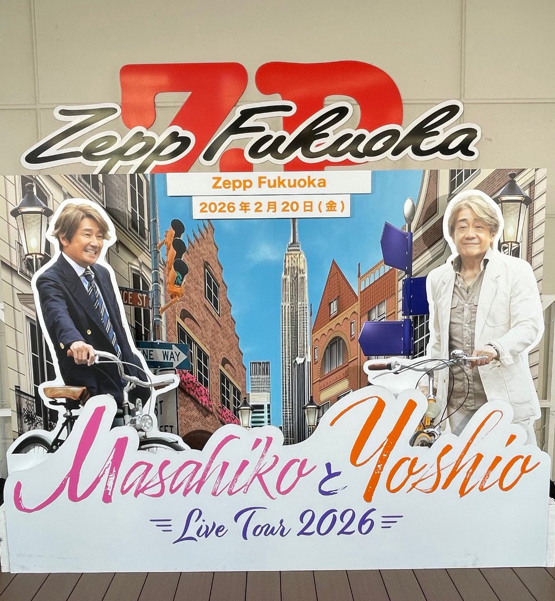 Fukuoka@とっと MasahikoとYoshio Live Tour 2026 2026.2.20(金) 福岡・Zepp Fukuoka