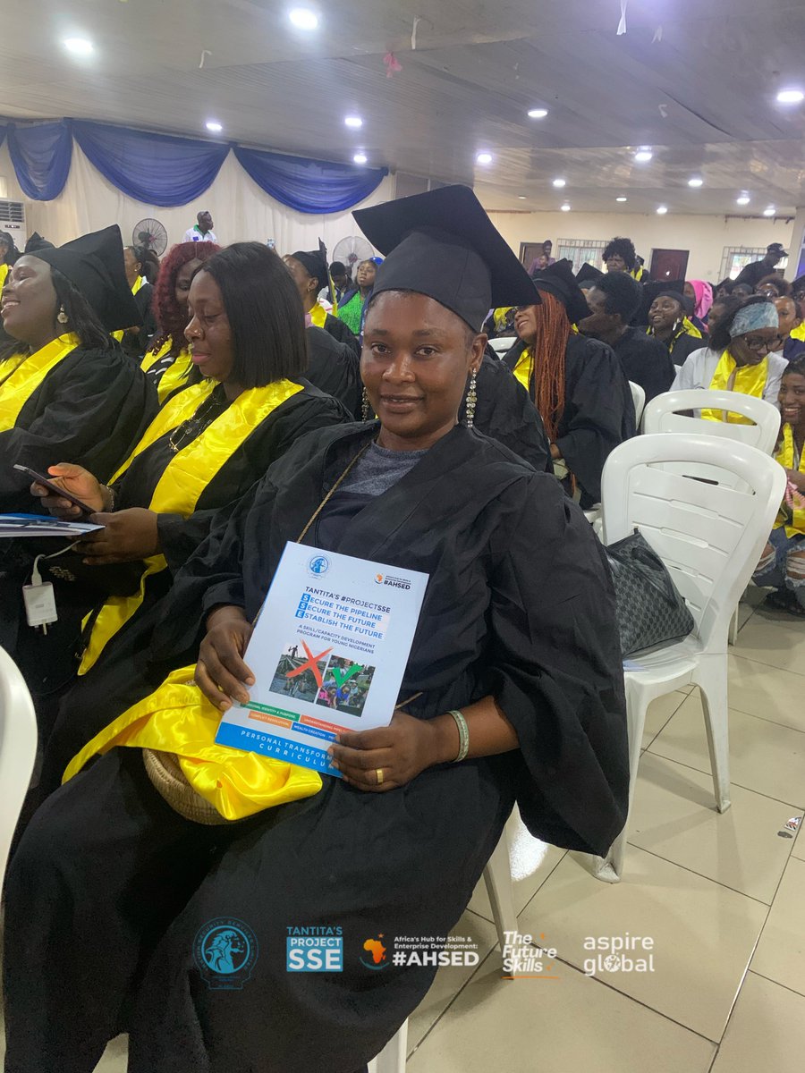 OfficialAHSED's tweet photo. From our just concluded Project SSE cohort 2 graduation, today we celebrate the women who showed up, stayed committed, and finished strong.

Our female students.
Our female tutors.
Our builders.
Our leaders.

We love, appreciate and celebrate you. 
#ahsed #ProjectSSE #womenled https://t.co/zO9XTVQqox