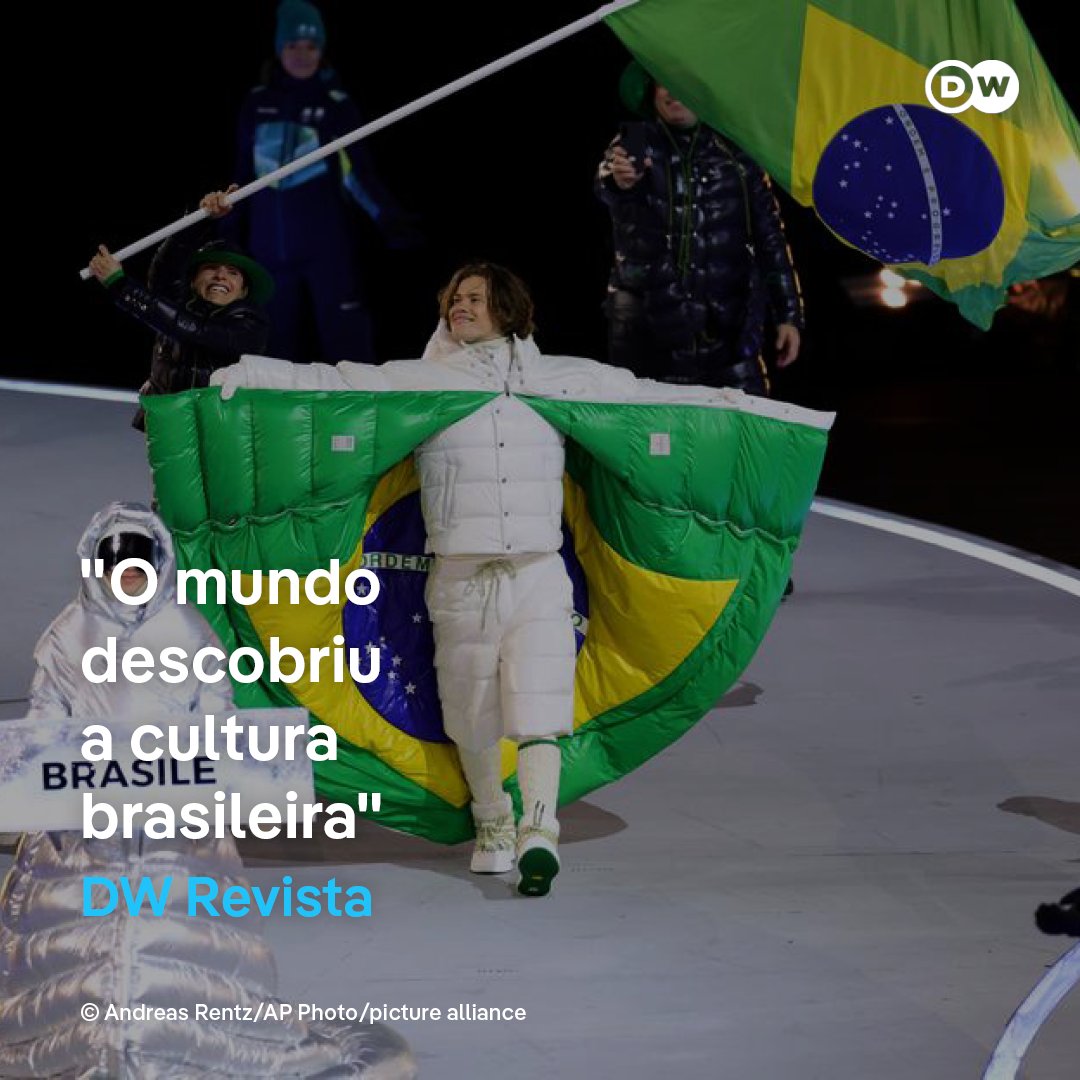 dw_brasil's tweet photo. [Podcast] O Brasil em evidência, visto com admiração pelos estrangeiros. E não apenas em quesitos como futebol ou praia. A questão vai além: é cultural, musical, artística, social, no esporte. https://t.co/CM1vyehFnZ