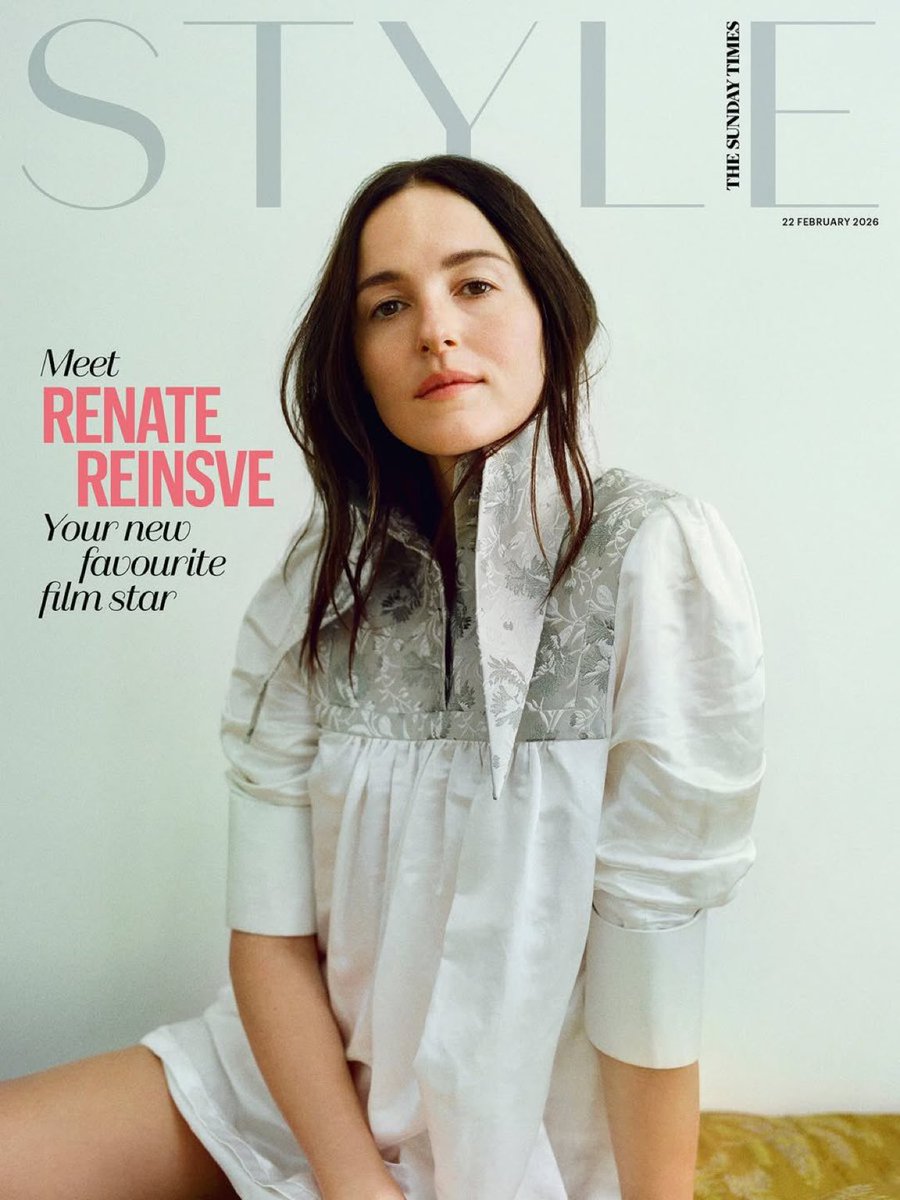 Renate Reinsve for Sunday Times Style Magazine 📸