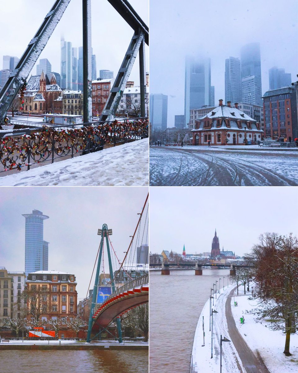 Um die Vorfreude auf den Frühling hochzuhalten – und weil wir scheinbar nicht genug bekommen können vom verschneiten Frankfurt... ☃️

Mit ein paar Eindrücken vom kurzen, aber heftigen Wintereinbruch verabschieden wir uns ins Wochenende! 👋