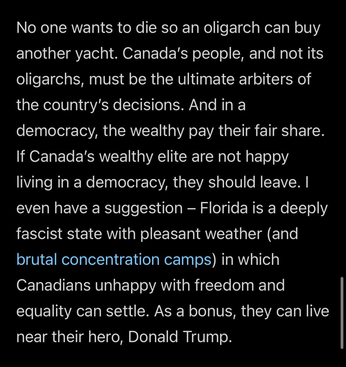 It's safe to say that the man does not like the fact that