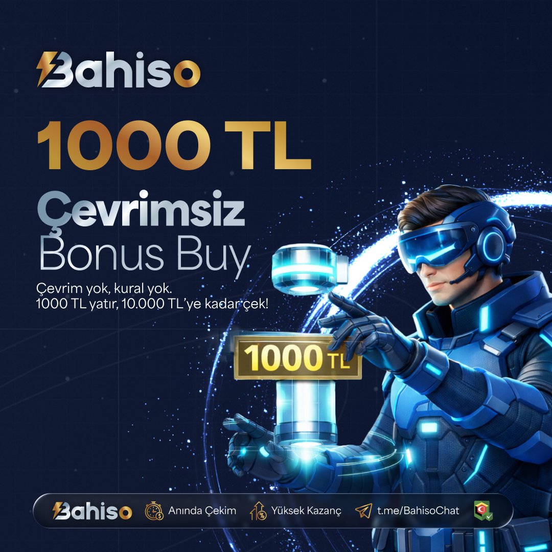 BahisoResmi1's tweet photo. 💵ÇEVRİMSİZ BONUS BUY

💵1.000₺  YATIR 10.000₺'YE KADAR ÇEK https://t.co/uZGi5ejZXP