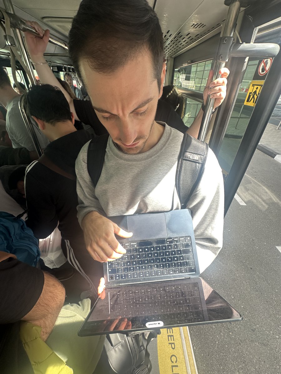 We hadn't even boarded the bus to the plane. <a href="/CarloBellati/">Carlo Bellati</a>  already had his laptop open.

3 days as exhibitors at Dubai <a href="/wgnglobal/">WORLDEF Growth Network</a>  2026. Now heading to E-commerce Berlin Expo.

No pause. No rest. Just the next thing.

I looked at him and thought: "this is what building actually