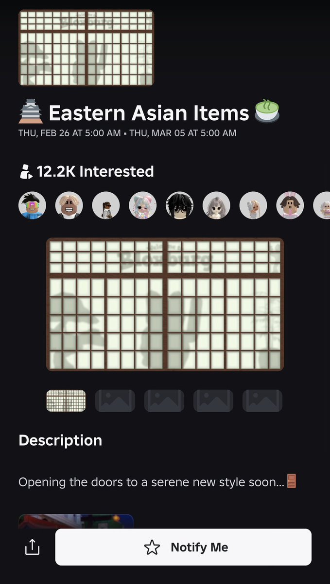 Part 2 of the Bloxburg Lunar New Year update is releasing next week. This update is going to bring new Eastern Asian items🏯