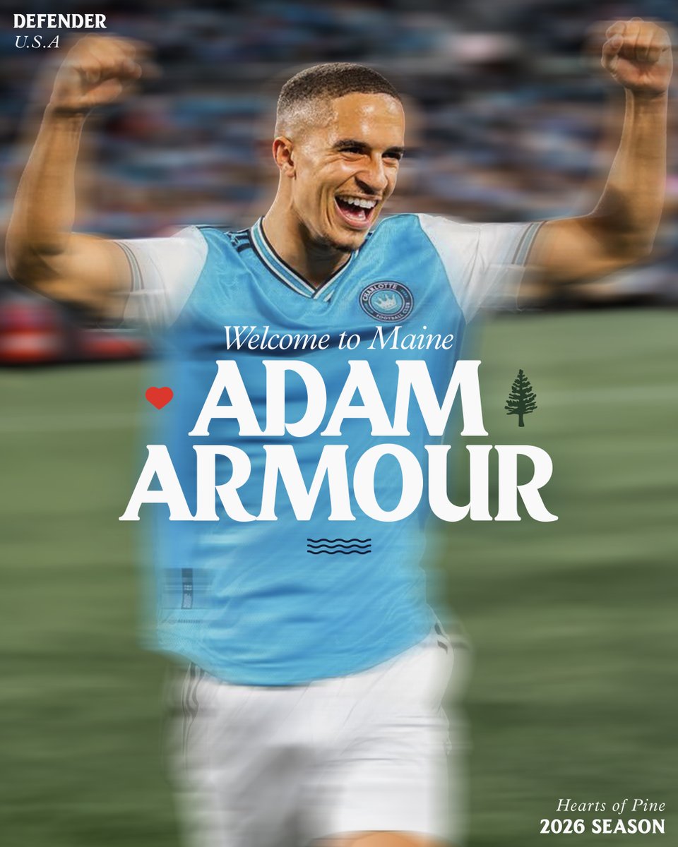 We've got Armour 🛡️ <a href="/ArmourAdam/">Adam Armour</a> joins Hearts on a performance-based contract.

Adam arrives from Eintracht Nordhorn, where he helped the German club earn promotion in 2025. Prior to Germany, he played for Charlotte Independence, FC Tulsa, and Charlotte FC, where he made five MLS