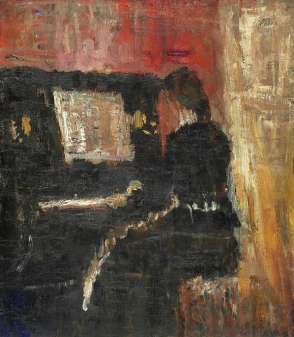 Pianopiken ~ Girl at the Piano, 1886 by Edvard Munch
#art #arts #finearts #painter