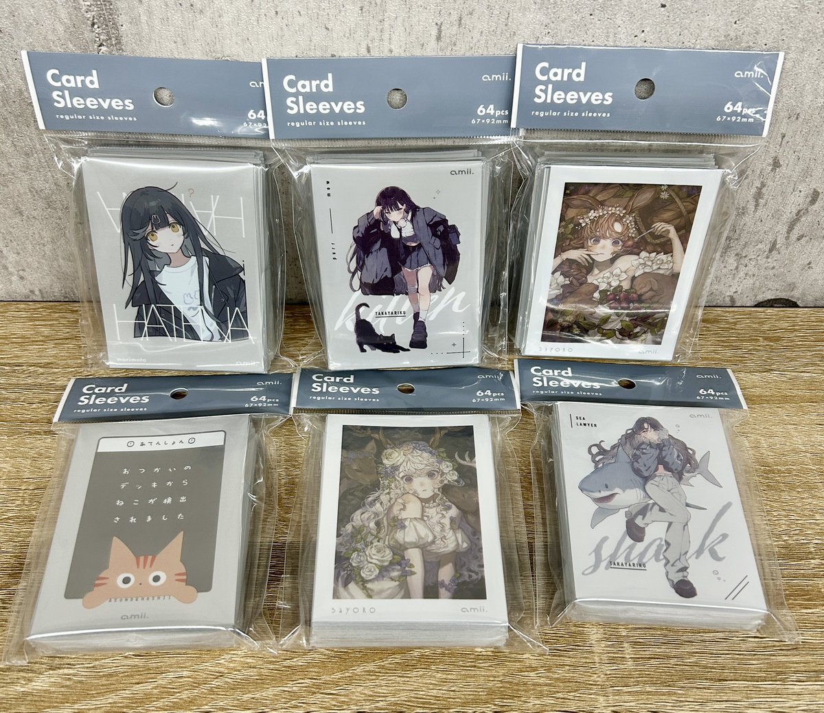 新作情報📣】 #amii 各種プレイマット、スリーブ、 デッキケース 明日2