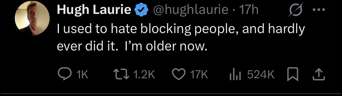 hey to all of my oomfs who follow him, letting you know now that he’s a zionist and also, apparently, stoops so low as to vague post about a teenager as a 60-something yo man