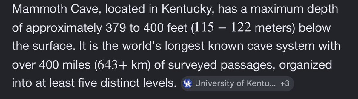 <a href="/TechnoFur/">TechnoFur</a> I know they’re mainly joking but I always see them saying we have to be close to the earth’s crust, but like 💔 there’s natural caves in the earth that go way deeper than whatever poppy playtime is doing. I’ve been inside mammoth cave and it’s huge
