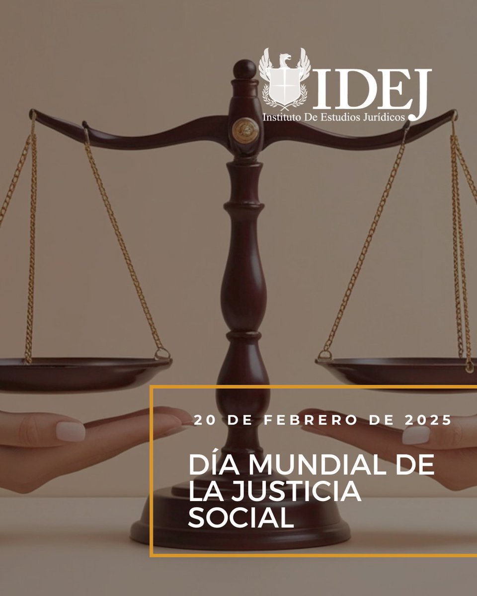 El #DiaMundialDeLaJusticiaSocial nos recuerda la importancia de derribar las barreras que limitan el acceso equitativo a la educación, el empleo, la salud, la vivienda y, sobre todo, a una sociedad más justa para todos. ⚖️