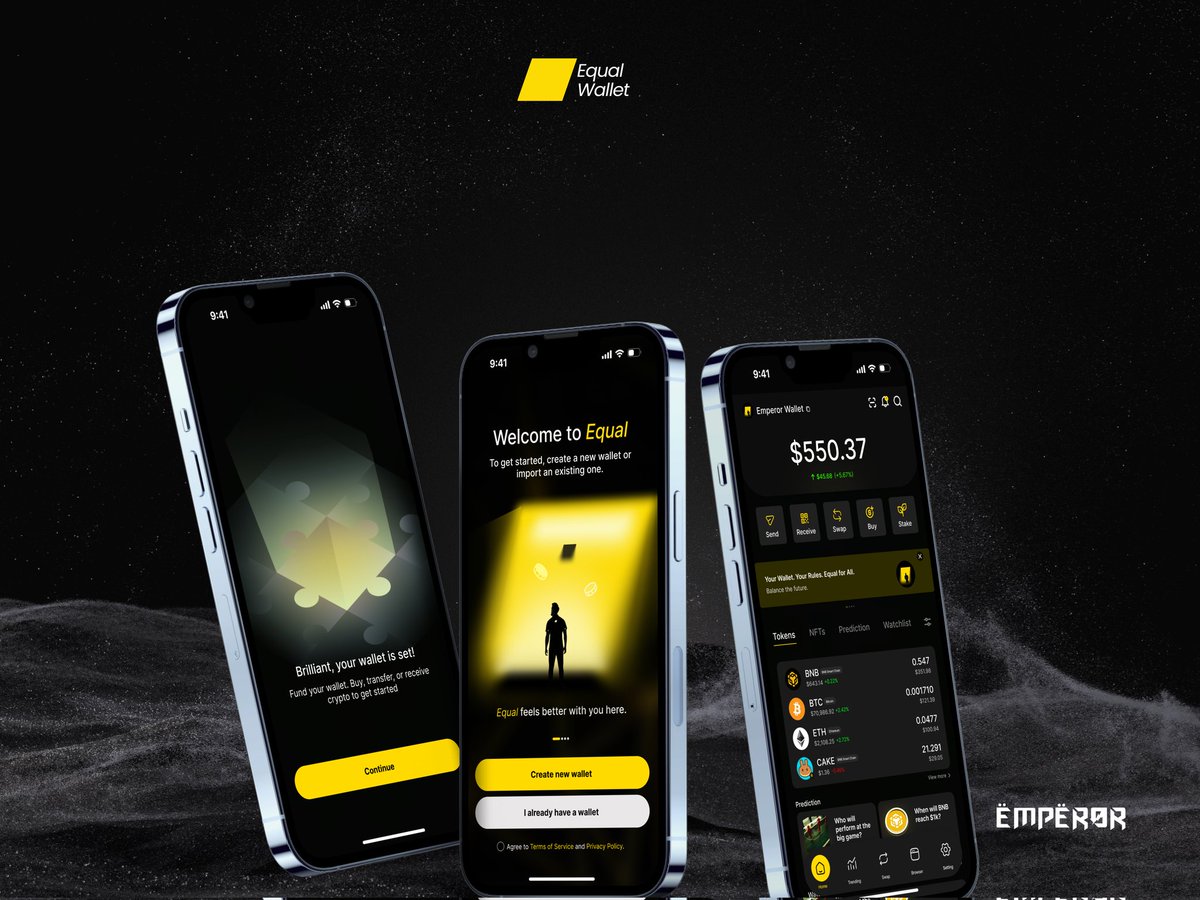 Equal Wallet UI drops

Non-custodial DeFi for BNB Chain: Phantom-like simplicity, degen speed, balanced dashboard, seamless swaps.

Recent Addresses &amp; Address Book kept separate for zero clutter.  
"Your wallet, your rules, equal for all."

I'm open to Collab, send a DM
<a href="/binance/">Binance</a>
