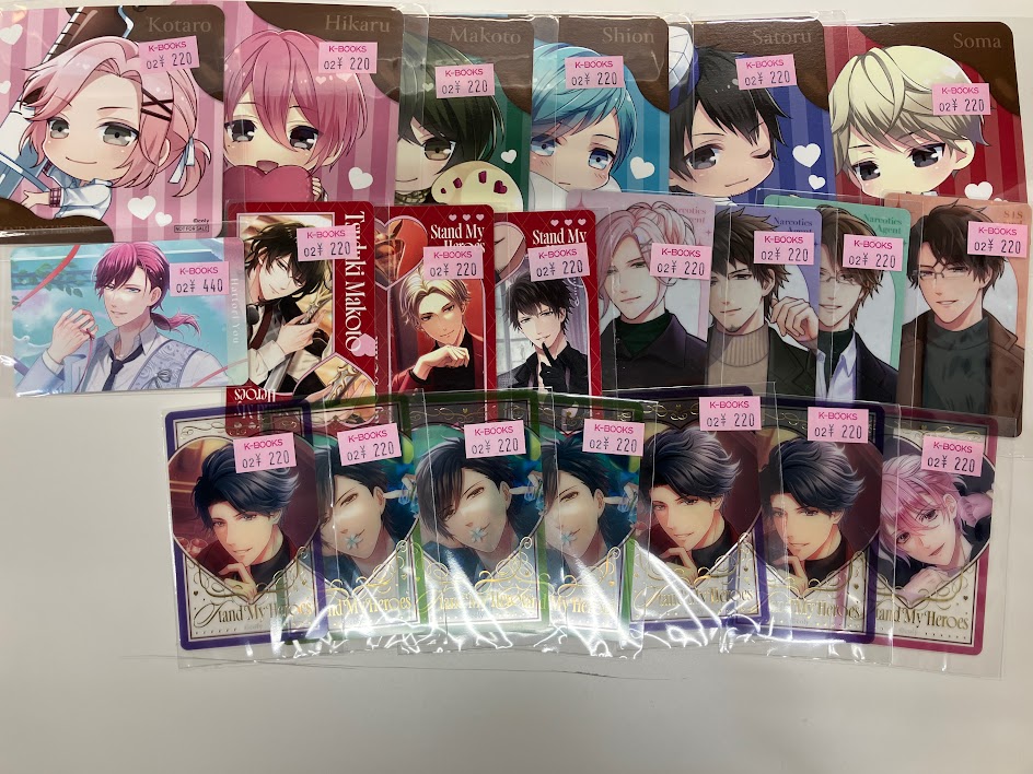 入荷情報】 「スタンドマイヒーローズ」缶バッジやカード入荷