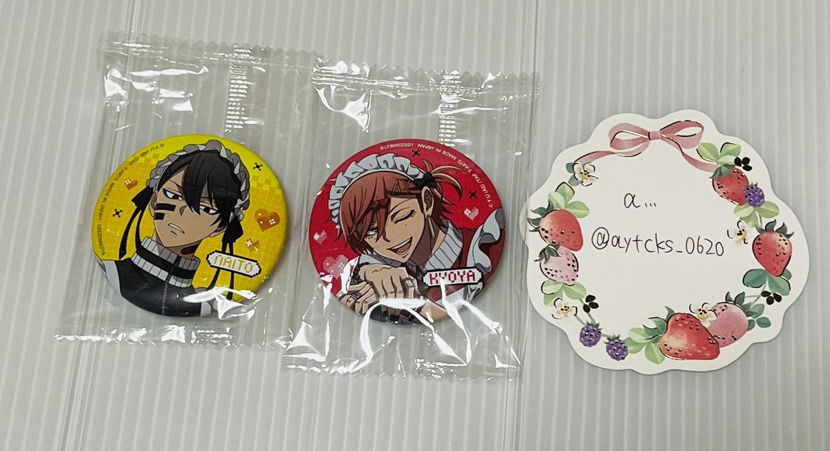 1 【交換】桃源暗鬼 C107 コミケ アフコミ ジャージメイド 缶バッジ