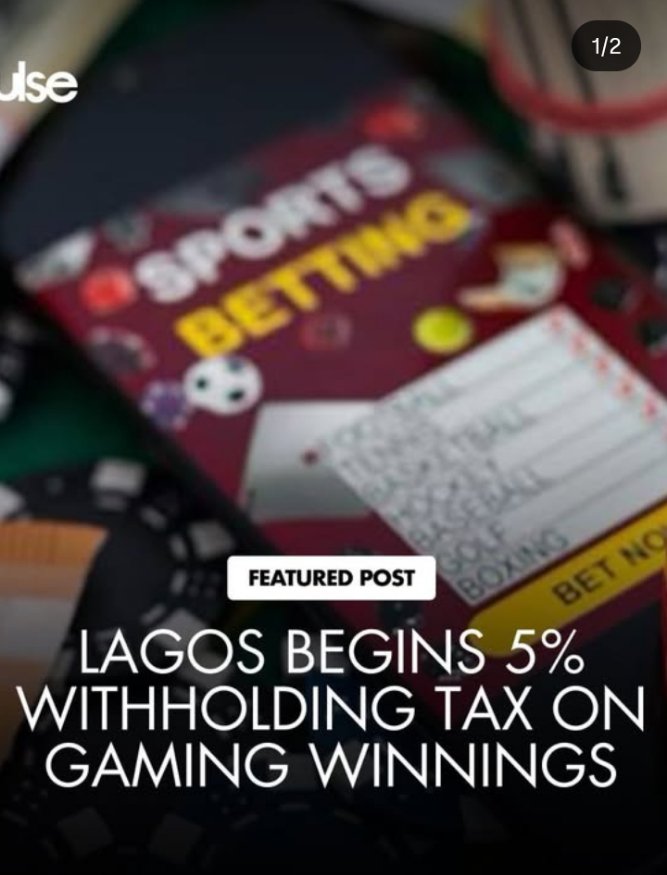 5% tax is pretty much. What about those in forex do they pay tax too? Omo this 5% tax no go well oooooooo. What about when bookies no gree pay person wey win una go help the person to collect him money from those bookies. Nigeria is turning to something else. Making life hard