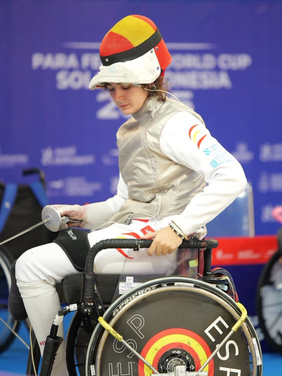 ♿🤺#ParaEsgrima World Cup en Pisa 🇮🇹

Jornada 2️⃣
5️⃣ Judith Rodríguez florete A
T16 ✅ 15-13 Pengprasittipong 🇹🇭
T8 ❌ 9-15 Nadasdy 🇭🇺

👏 Judith sigue con su recuperación total de sus problemas de hombro mientras va obteniendo buenos resultados y preparando el ciclo olímpico