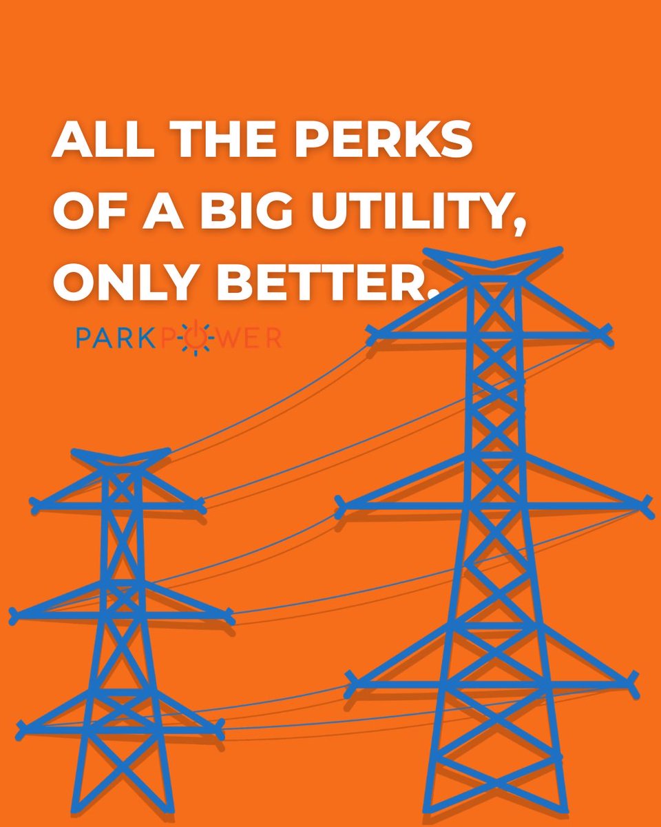 Better rates. Better service. No strings attached 💛 That’s Park Power.