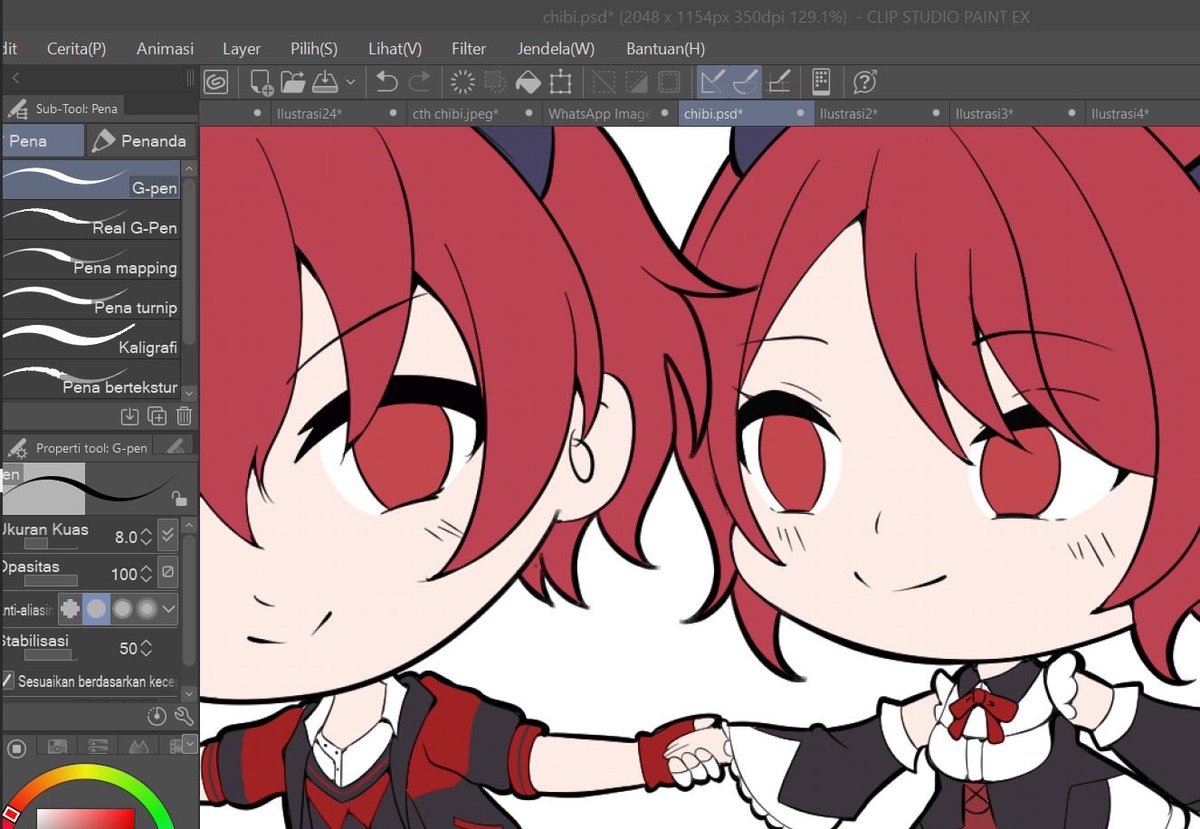 siblings bond, chibi style~
#WIP