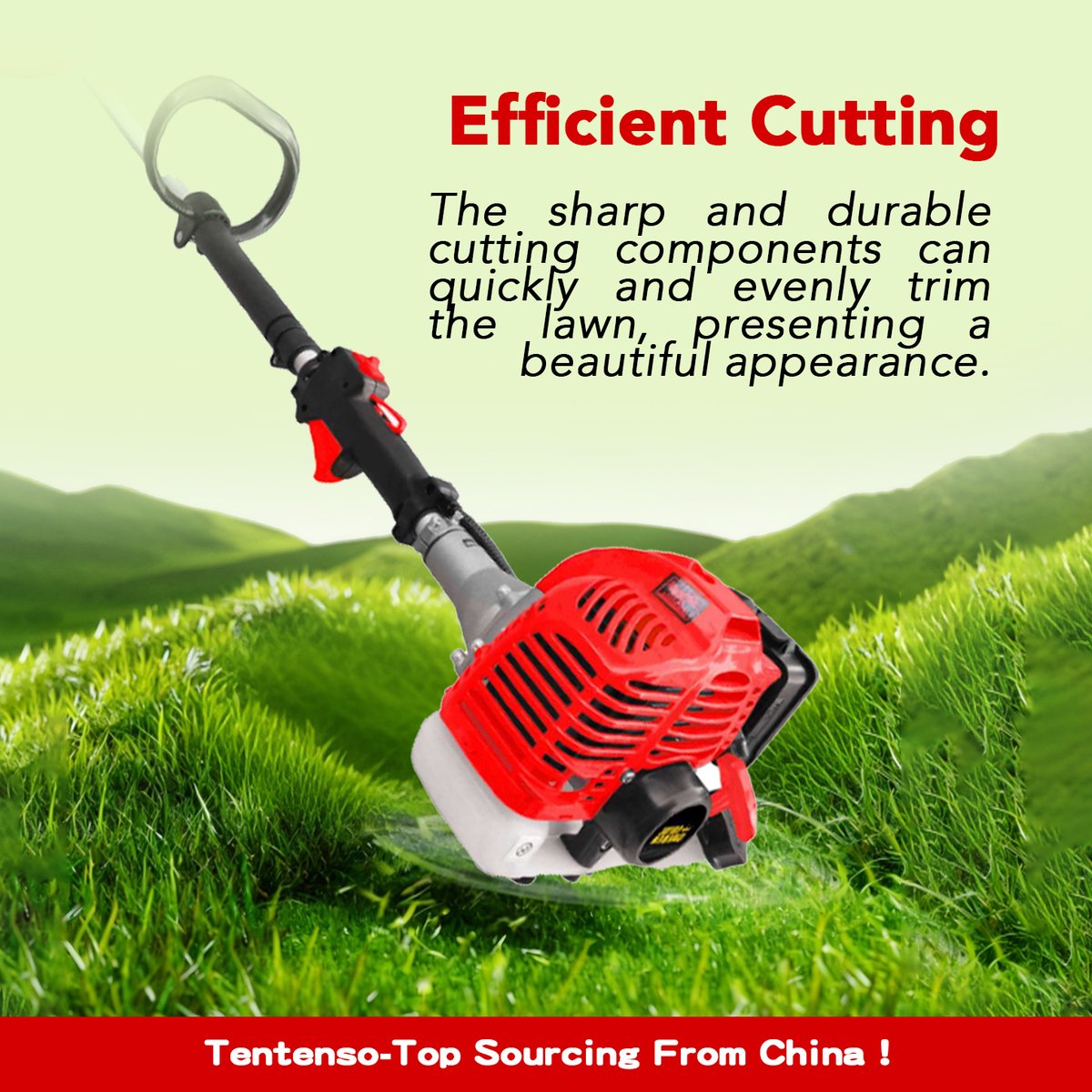 Peter_Ajs's tweet photo. 🚜 TENTENSO Trimmers &amp; Brushcutters

✅ Tackle lawns, thick weeds &amp; tough terrain
✅ High-performance engine for max efficiency
✅ Sharp, durable blades for clean, even cuts
✅ Ideal for landscapers, distributors &amp; garden pros

Inquire for bulk &amp; OEM cooperation!

#LawnCare https://t.co/r35PSo3eUy