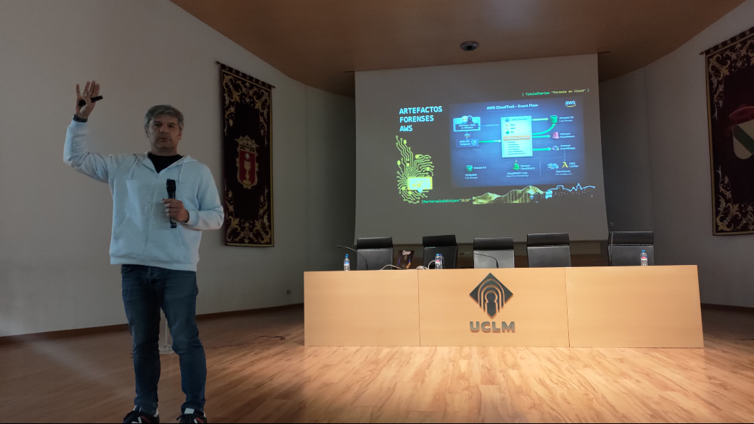 Jesus Angosto nos trae su charla Forense en cloud. #morteruelo2k26