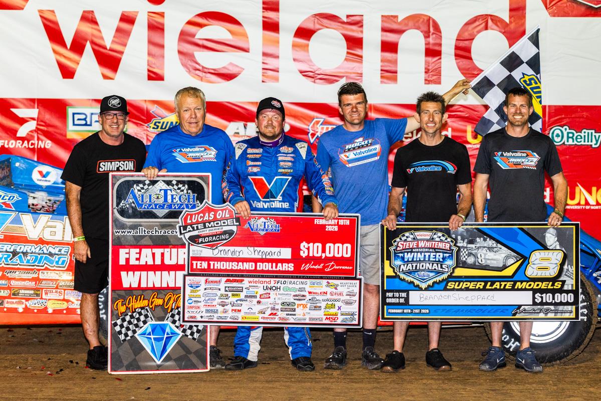 𝗦𝗛𝗘𝗣𝗣𝗔𝗥𝗗 𝗧𝗔𝗞𝗘𝗦 𝗪𝗜𝗘𝗟𝗔𝗡𝗗 𝗪𝗜𝗡𝗧𝗘𝗥 𝗡𝗔𝗧𝗜𝗢𝗡𝗔𝗟𝗦 𝗢𝗣𝗘𝗡𝗘𝗥 𝗔𝗧 𝗔𝗟𝗟-𝗧𝗘𝗖𝗛 𝗥𝗔𝗖𝗘𝗪𝗔𝗬

<a href="/bsheppb5/">Brandon Sheppard</a> 𝗸𝗶𝗰𝗸𝗲𝗱 𝗼𝗳𝗳 the 𝟮𝟬𝟮𝟲 <a href="/Lucas_Oil/">Lucas Oil Products</a> 𝗟𝗮𝘁𝗲 𝗠𝗼𝗱𝗲𝗹 𝗗𝗶𝗿𝘁 𝗦𝗲𝗿𝗶𝗲𝘀 presented by <a href="/FloRacing/">FloRacing</a> 𝘀𝗲𝗮𝘀𝗼𝗻 in 𝘄𝗶𝗻𝗻𝗶𝗻𝗴