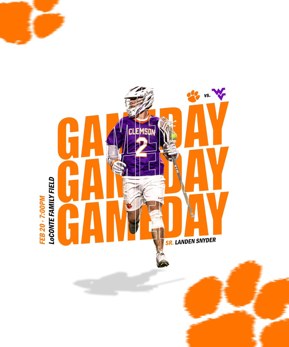 Clemson Lacrosse tweet media