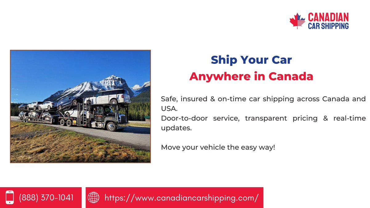 Canadian Car Shipping tweet media