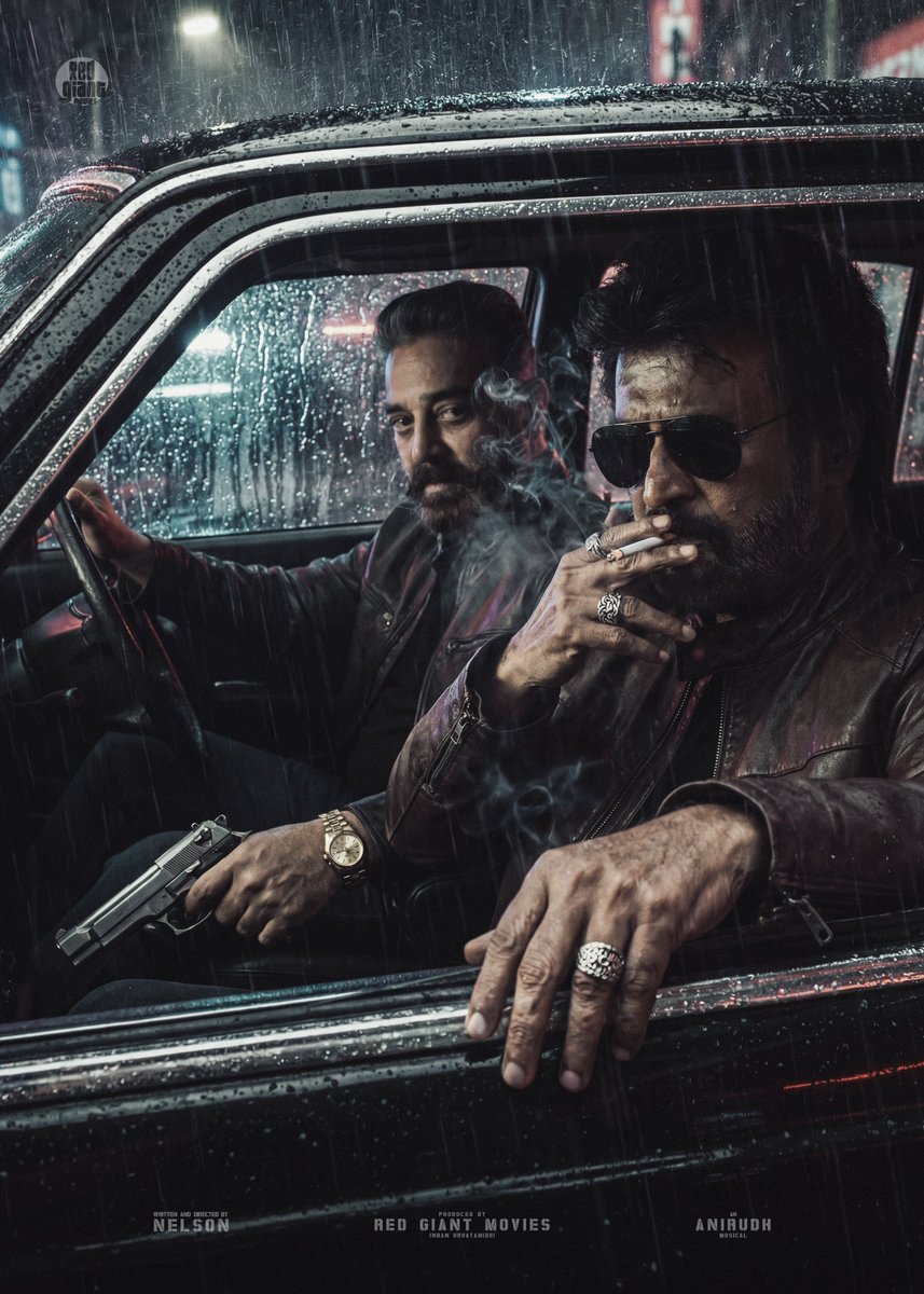 Kings back in a single frame #KHxRK!
<a href="/rajinikanth/">Rajinikanth</a> <a href="/ikamalhaasan/">Kamal Haasan</a>  <a href="/Nelsondilpkumar/">Nelson Dilipkumar</a>  <a href="/anirudhofficial/">Anirudh Ravichander</a> <a href="/RedGiantMovies_/">Red Giant Movies</a> 
#rajinikanth #kamalhaasan #poster #deepakn