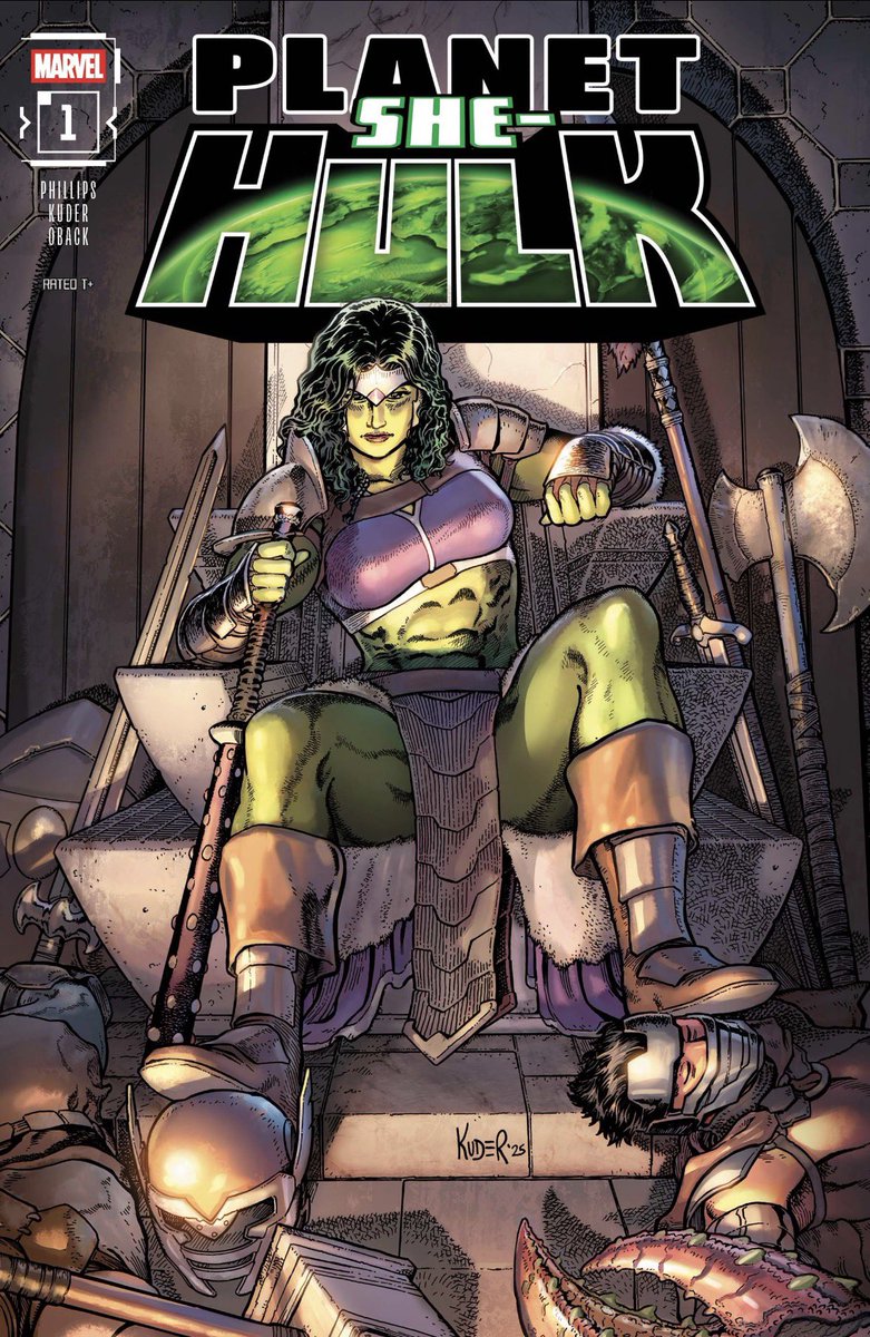 KeenanLance_'s tweet image. PSH 1 dropped on Unlimited so I checked it out and it was pretty great. Phillips’ voice for Jen is spot-on, Kuder’s art is dynamic and expressive, the villain designs were hot, and there was a nice element of humor akin to old She-Hulk stories. Can’t wait for the next issue.