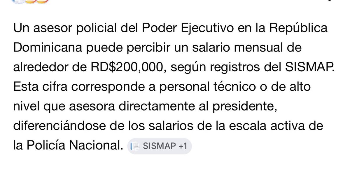 Será justo ante los ojos d Dios, q un director general d la policía dure 2 y 3 años en la policía, y cuando sale d ahí ir a una asesoría del presidente con un salario próximo a los 200,000. Pesos? Pero a quien no le dan q no coja? El presidente debe pensar en otros con necesidad.