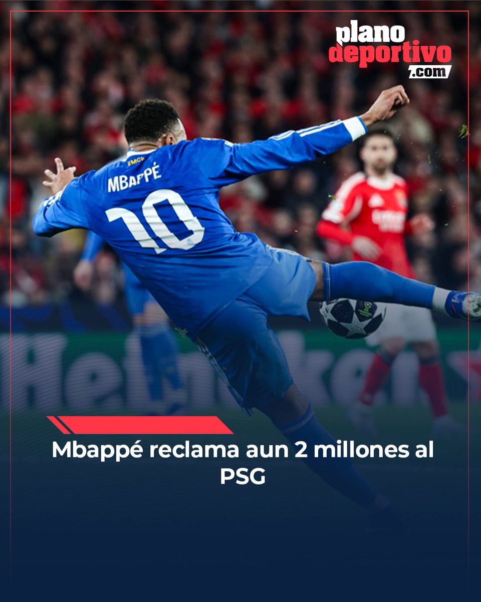 Mbappé habla de valores y, no conforme con hacer cosas cuestionables en su vida personal, ahora le sigue reclamando aún más dinero al PSG, el equipo que lo volvió quién es. 

Los detalles: tinyurl.com/bdh33n9t