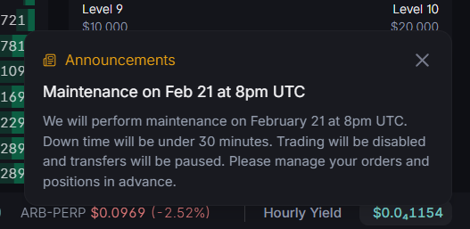 Important Reminder!

Backpack TGE Verification is Live and you can easily do this by face scan to confirm liveness no documents needed.

Also there is a scheduled maintenance Tomorrow, Downtime is expected to last up to 30 minutes best manage your orders and positions in advance.